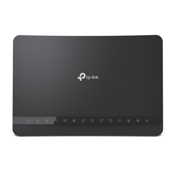 Router AC1200 Wi-Fi 5 VoIP Gb con 3 puertos LAN Gb, x1 WAN Gb, x1 VDSL2, x1 FXS, USB 3.0.