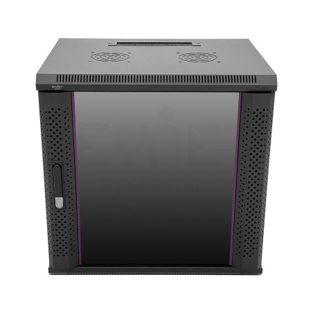 Armario rack mural 19" Keynet FR6-C1264-GS - 12U, 600x450x590mm, puerta cristal, montado