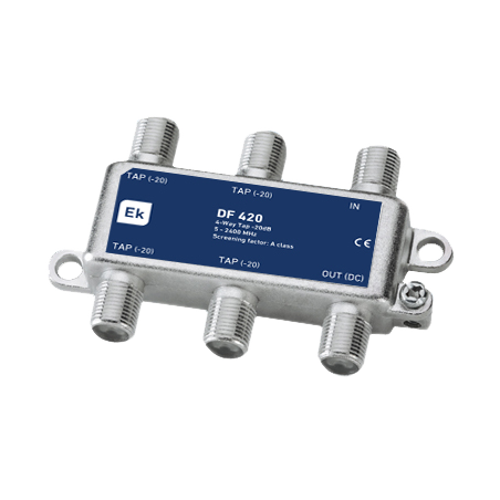 Derivador 4 salidas, 20db, 5-2400Mhz