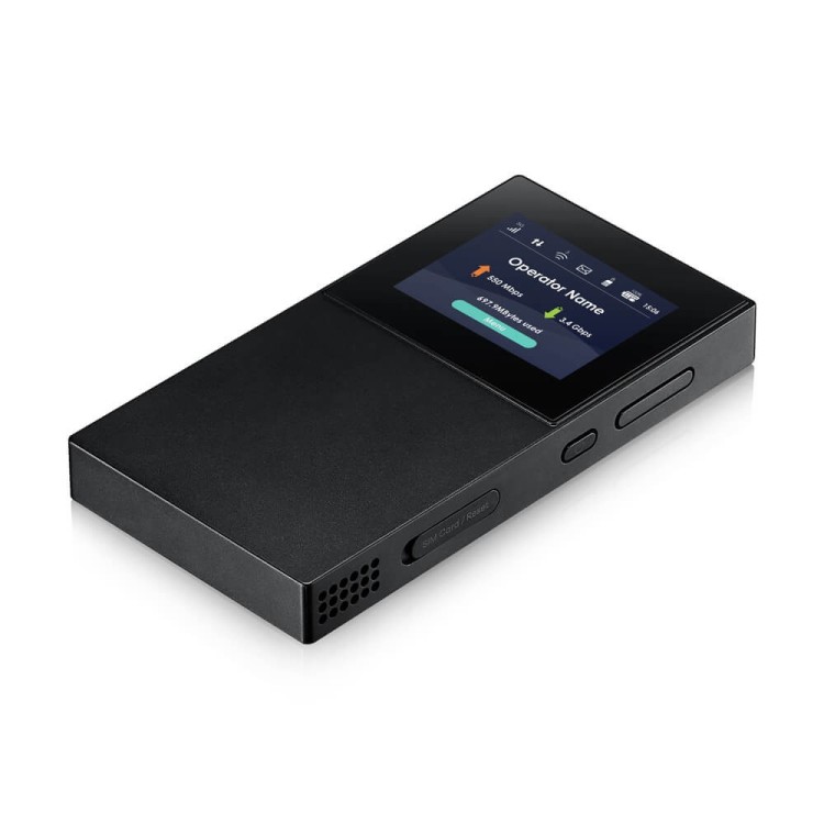 Router 5G portátil, Wifi 6 (AX1800), 4500mAh Li-ion, Nano-SIM, USB 3.1 C, 2.4" pantalla LCD