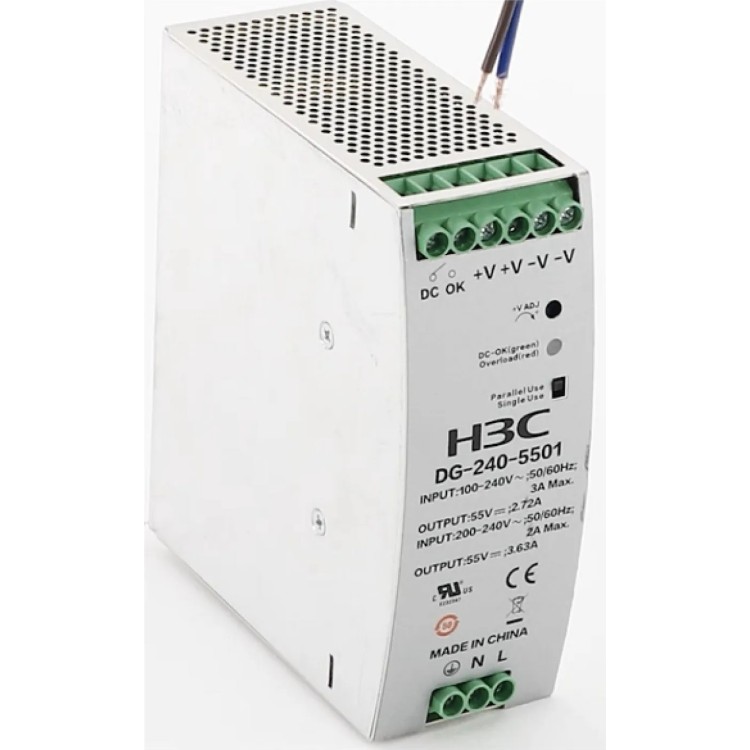 Fuente alimentación H3C DG-240-5501 - 55V 3.64A DIN