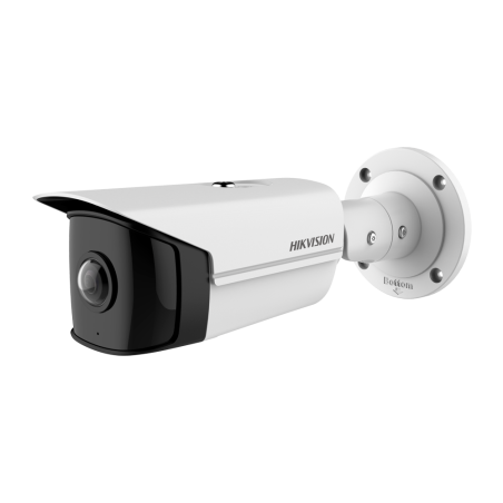 Cámara IP bullet, gama PRO Panorámica, 4Mpx, IR 20mts, 1.68mm, H265+. PoE802,3af, IP67.