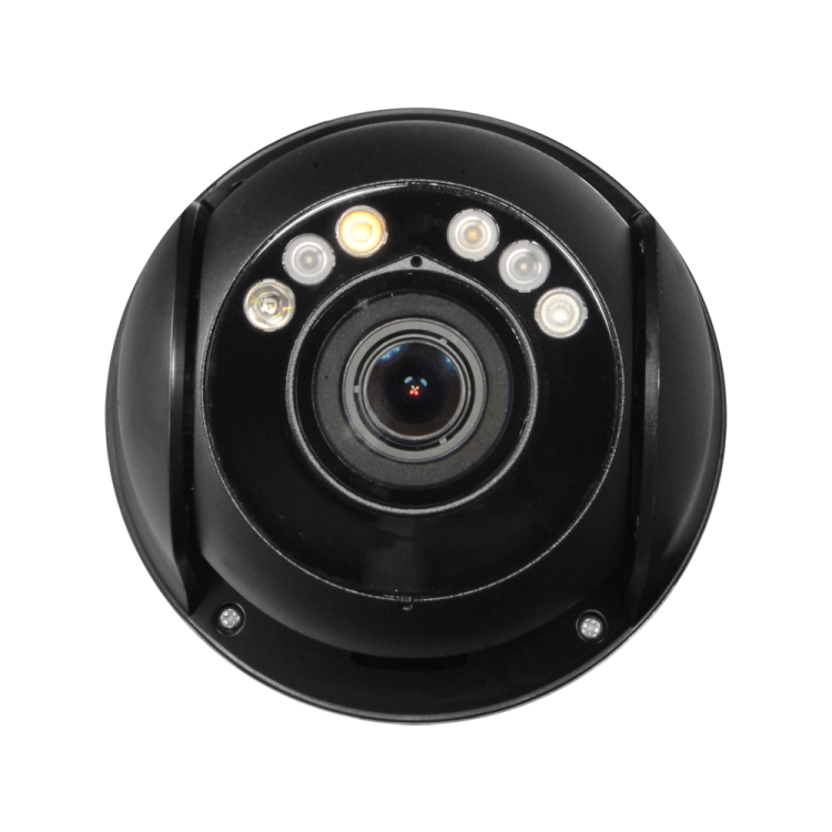 Cámara IP domo, 2Mpx, Smart Light 50mts, 4X, 2.8-12mm, H265+,  PoE802,3af, IP66