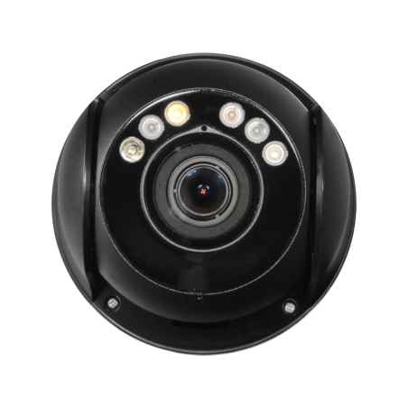 Cámara IP domo, 2Mpx, Smart Light 50mts, 4X, 2.8-12mm, H265+,  PoE802,3af, IP66