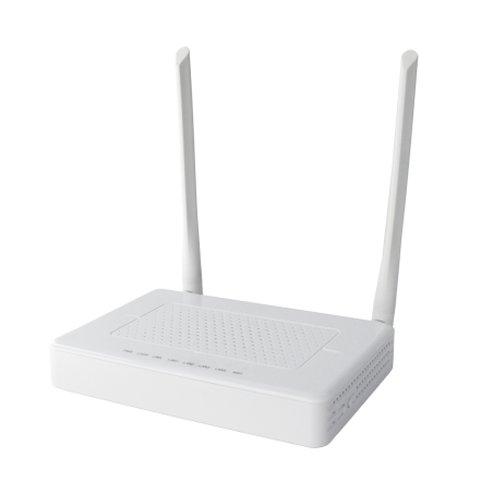 EoC esclavo, Ekoax, para recepción de datos por coaxial.  2.4, 4 puertos LAN 10/100