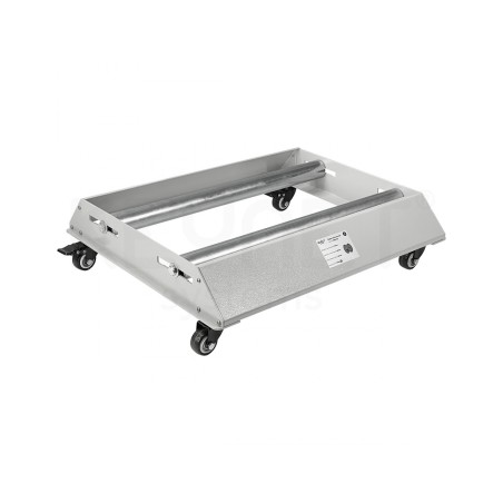 Desbobinador manual a suelo para bobinas.