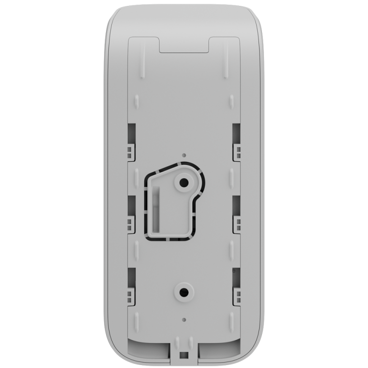 Detector tipo cortina exterior Ajax AJ-CURTAINOUTDOOR-W - doble tecnología, 12 m, IP55, blanco