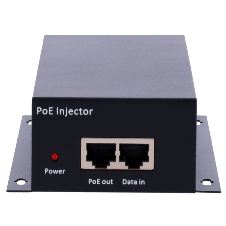 Inyector POE 10/100/1000/10000 Mbps 802.3af/at. 48v 60W
