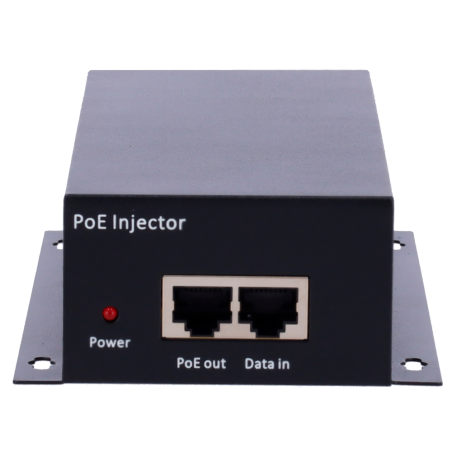 Inyector POE 10/100/1000/10000 Mbps 802.3af/at. 48v 60W