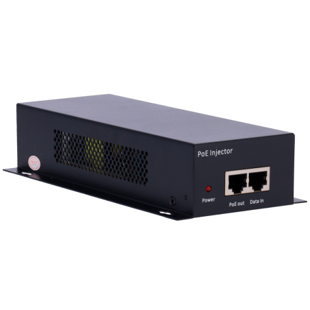 Inyector POE 10/100/1000/10000 Mbps 802.3af/at. 48v 60W