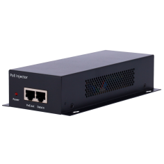 Inyector POE 10/100/1000/10000 Mbps 802.3af/at. 48v 60W