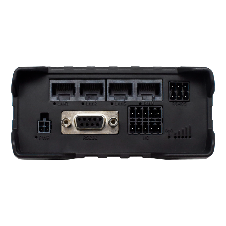 Router 4G 2,4Ghz 150mbps, x4 puerto 10/100, x3 entrada, 3x salida digital +RS232 + RS485,  x2 antenas (3dBi). Industrial