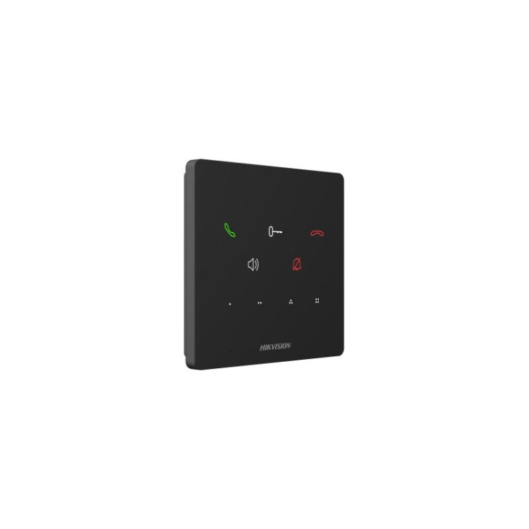 Telefono manoslibres 2 hilos Hikvision. Montaje en superficie. Negro