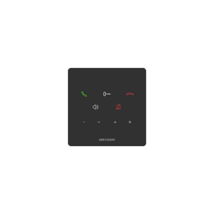 Telefono manoslibres 2 hilos Hikvision. Montaje en superficie. Negro