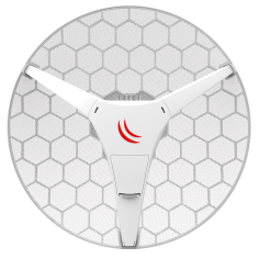 CPE inalámbrico MikroTik LHG 60G 60 GHz con puerto Gigabit