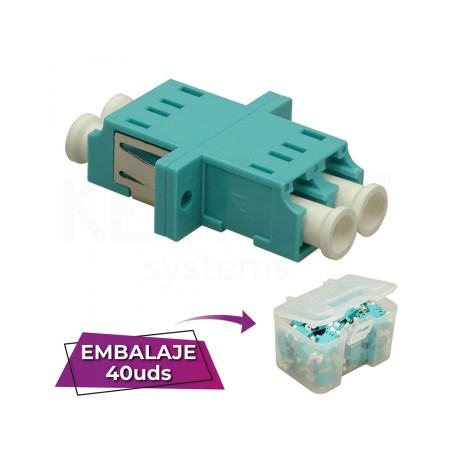 Adaptador LC/PC, multimodo OM3, dúplex