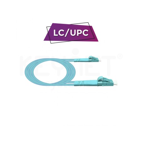 Latiguillo LC/PC - LC/PC, Multimodo, Duplex, 50/125, OM3, 3mm, LSZH-FR, 3mts. Aqua