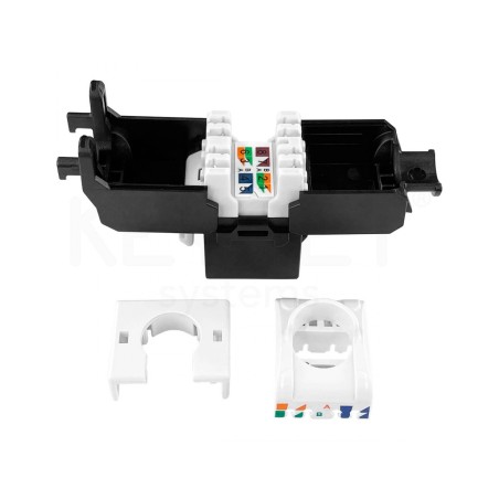 Keystone CAT6A UTP 180º, toolless (sin herramientas). Certificación DELTA