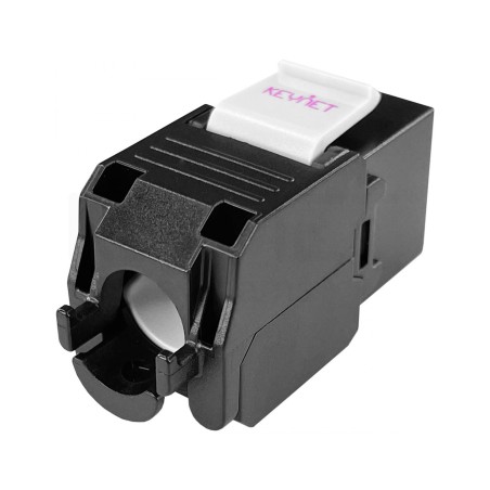 Keystone CAT6A UTP 180º, toolless (sin herramientas). Certificación DELTA