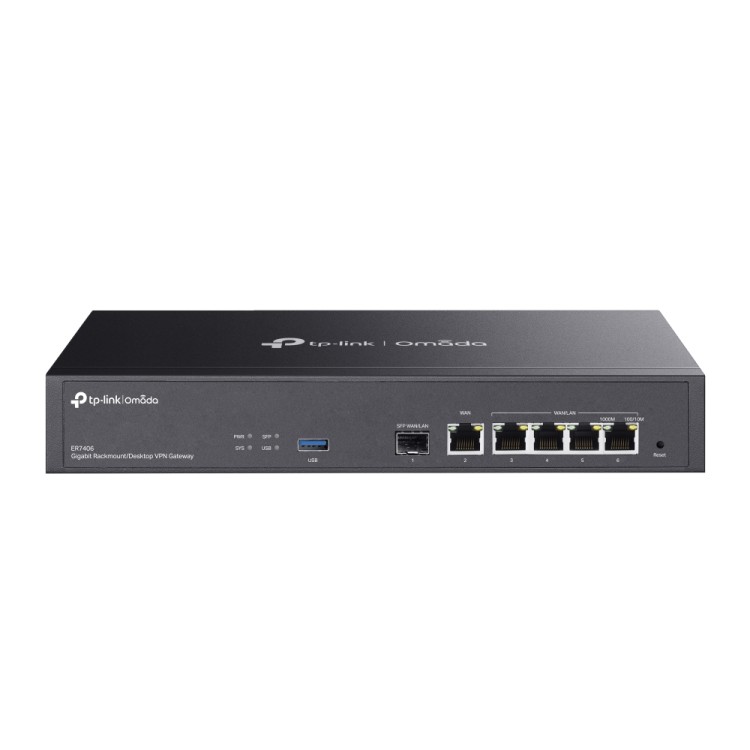 Router VPN OMADA x1 WAN/LAN SFP, x5 Gb (1 WAN, 4 WAN/LAN), x1 USB 3.0