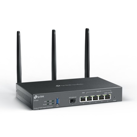 Router VPN OMADA WIFI AX3000, x1 SFP, x5 Gb, OMADA MESH