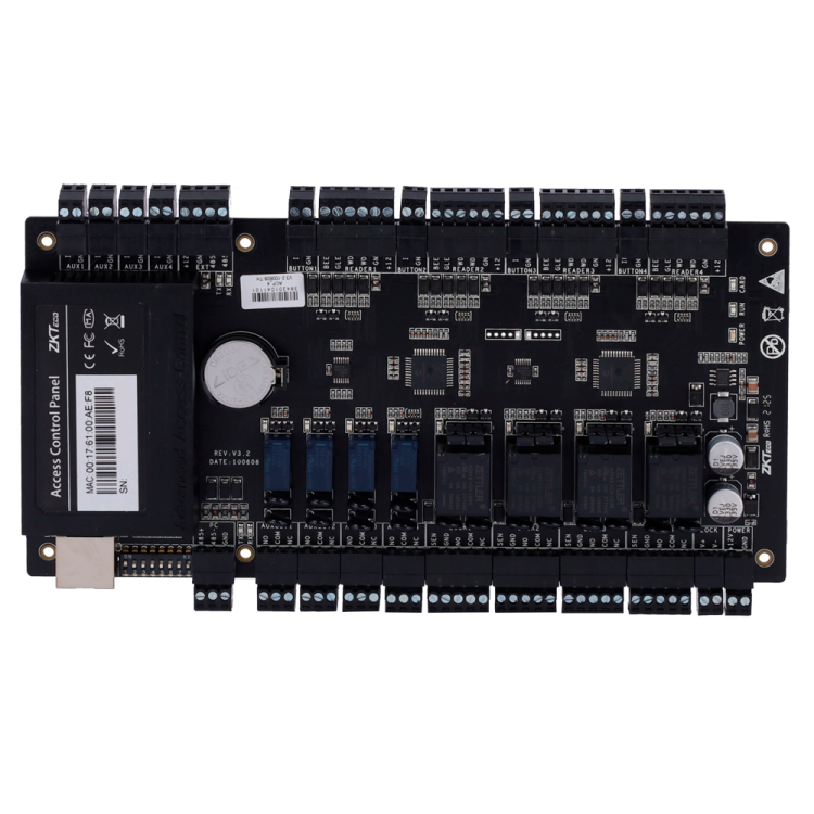 Controladora PRO de accesos Tarjeta, QR o PIN gestión de hasta 4 puertas