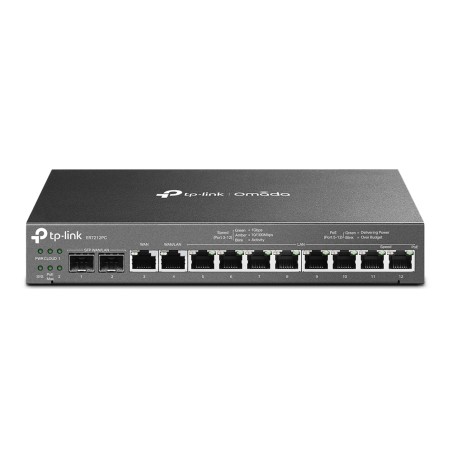 Gateway VPN Omada TP-Link ER7212PC - 8 PoE+, 2 SFP, CPU Dual-core 1.2GHz, controlador integrado Gateway VPN Omada TP-Link ER7212PC - 8 PoE+, 2 SFP, CPU Dual-core 1.2GHz, controlador integrado