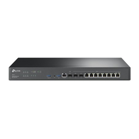 Router VPN OMADA, x2 10Gb SFP+, x1 WAN/LAN SFP, x8Gb WAN/LAN, x1 consola RJ45, x2 puertos USB
