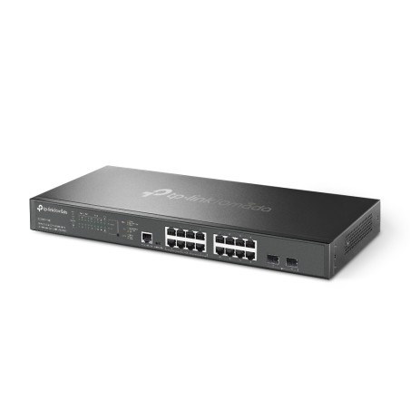 Switch Gestionable L2+ OMADA de x8 2.5Gbps POE+ (240w), x8 2.5 Gbps, x2 SFP+, puertos consola, L2+