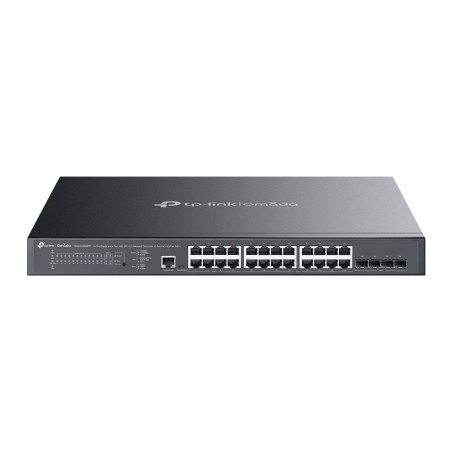 Switch Gestionable POE 500W, L2+, OMADA, 16 puertos POE+, x8 puertos POE++ (90W), x4 SFP+, puertos consola, para rack