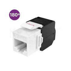 Conector Cat6A UTP 180° sin herramientas Keynet