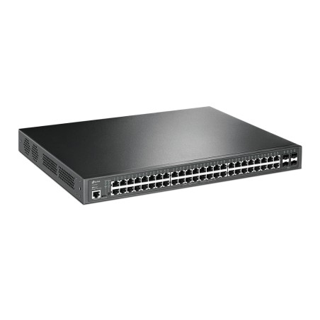 Switch Gestionable L2+ OMADA, x48 puertos Gb PoE+ 384W, x4 SFP. Montaje rack 19"