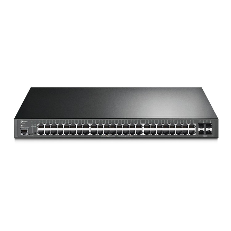 Switch Gestionable L2+ OMADA, x48 puertos Gb PoE+ 384W, x4 SFP. Montaje rack 19"