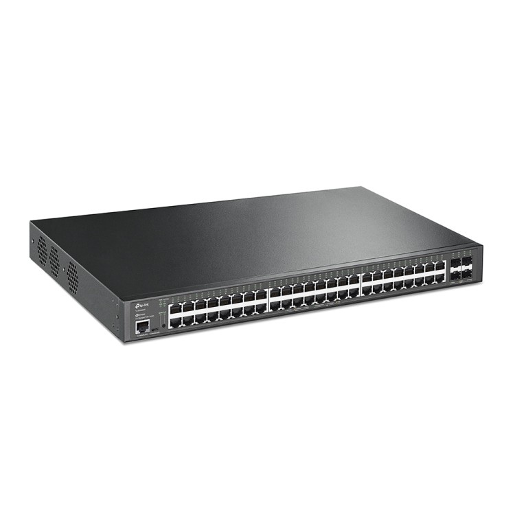 Switch gestionable L2+ OMADA de x48Gb POE+ 500W, 4xSFP+. Montaje Rack.