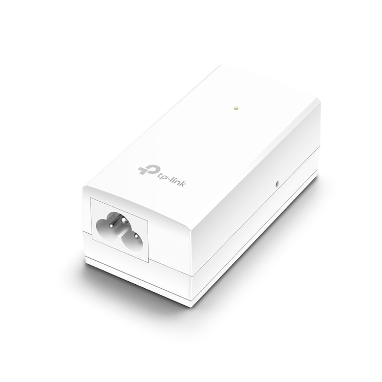 Adaptador POE 48V, 18W, 0.5A. Gigabit, blanco