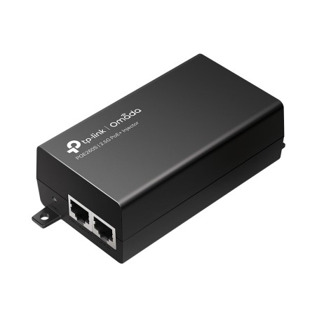 Inyector POE+ IEEE802.3af/at 30W, x2 Puertos 2.5 Gbps. Montaje pared o sobremesa
