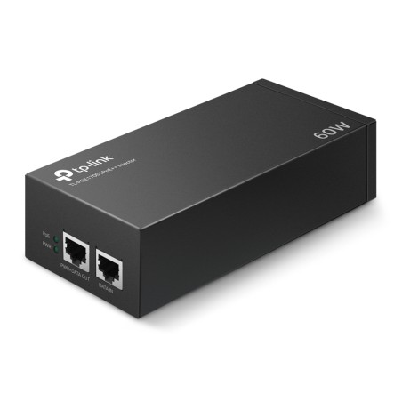 Inyector POE++ IEEE802.3af/at 60W, x2 Puertos Gb. Montaje pared o sobremesa