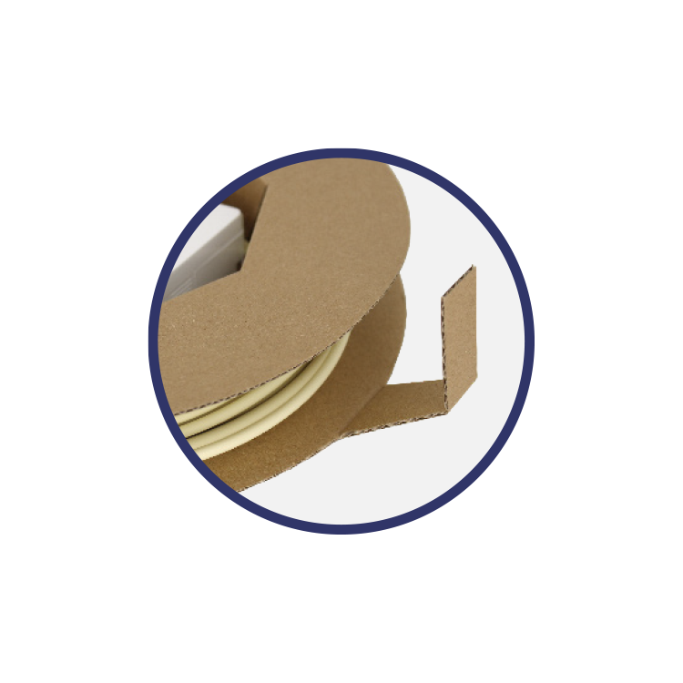 PAU Fibra Óptica Ekselans PFR 50DT - Pigtail 50m, 2 fibras, 2 adaptadores SC/APC, CPR Dca