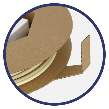 PAU Fibra Óptica Ekselans PFR 50DT - Pigtail 50m, 2 fibras, 2 adaptadores SC/APC, CPR Dca