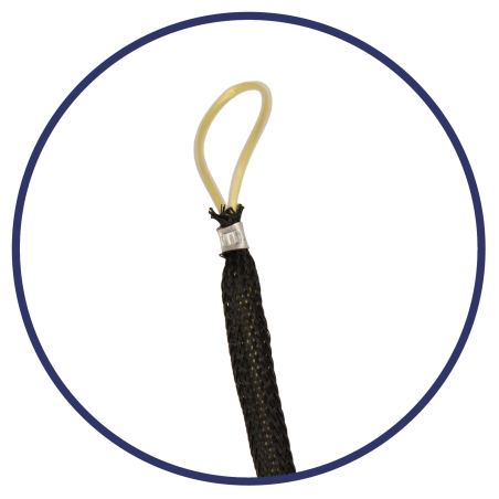 PAU Fibra Óptica Ekselans PFR 50DT - Pigtail 50m, 2 fibras, 2 adaptadores SC/APC, CPR Dca