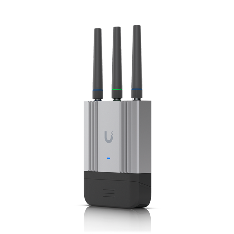 Router WIFI movil LTE CAT4 IP66, 2.4Ghz. x2Gb con x1 salida PoE, GPS,Montaje pared,post o DIN