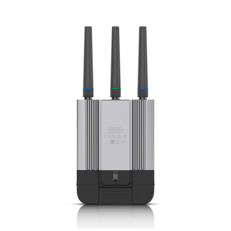 Router WIFI movil LTE CAT4 IP66, 2.4Ghz. x2Gb con x1 salida PoE, GPS,Montaje pared,post o DIN