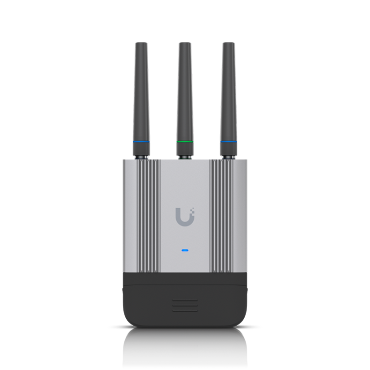 Router WIFI movil LTE CAT4 IP66, 2.4Ghz. x2Gb con x1 salida PoE, GPS,Montaje pared,post o DIN