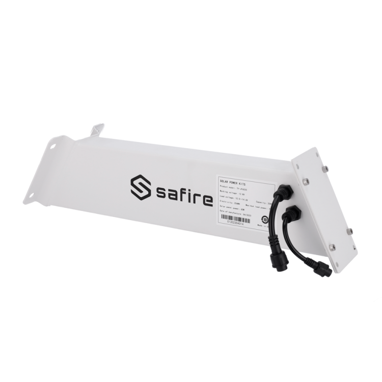 Kit Solar, panel 60W, Bateria LiFePo 5256Wh (40Ah). Salida 12Vdc / 40W