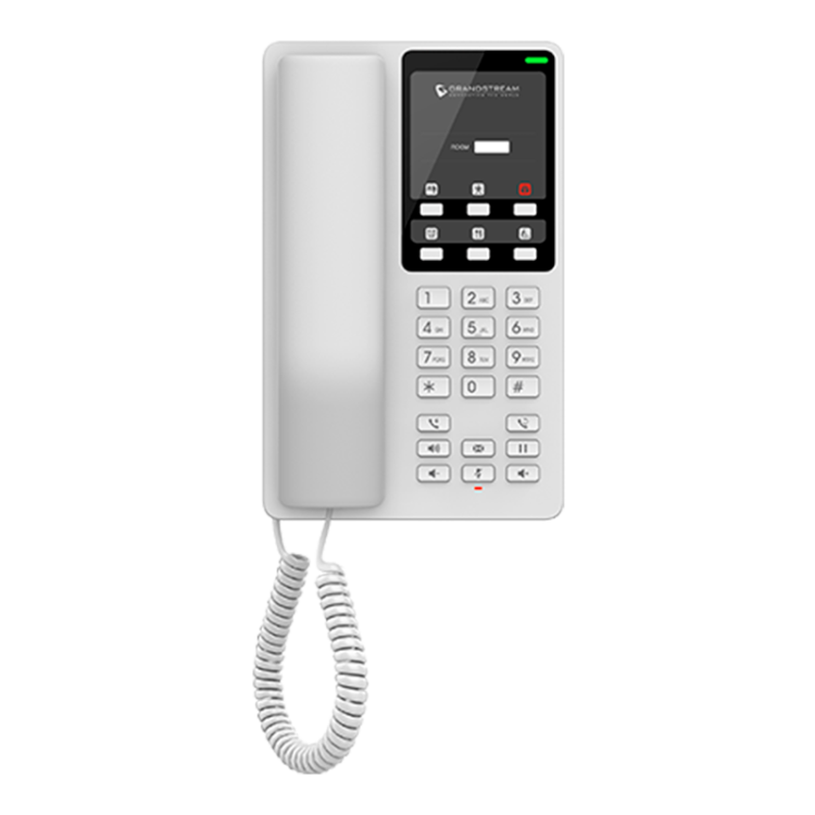 Teléfono IP WIFI 2.4/5Ghz AC (no puerto Ethernet), tipo góndola, x2 cuentas SIP, x6 teclas programables, 10 teclas de marcación