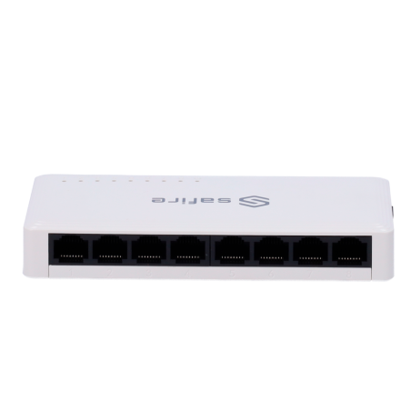 Switch 8 puertos 10/100/1000 Mbps. Sobremesa y pared