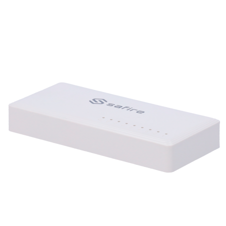 Switch 8 puertos 10/100/1000 Mbps. Sobremesa y pared