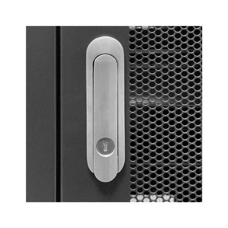 Rack de suelo de 19",47U, F800 / AN 800 / AL 2277mm, carga 800kgs. Puerta delantera y trasera de rejilla