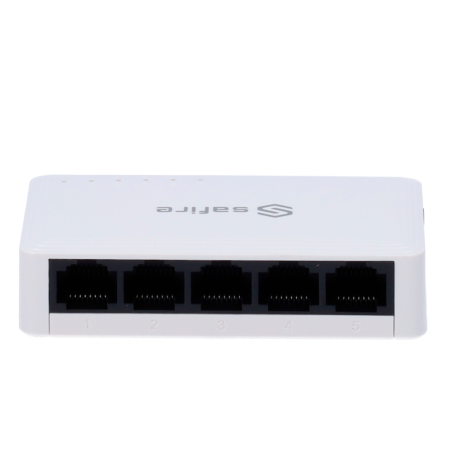 Switch 5 puertos 10/100/1000 Mbps. Sobremesa y pared