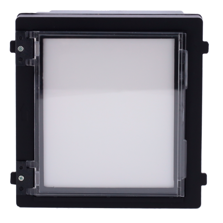 Módulo directorio retroiluminado para placa modular Hikvision.